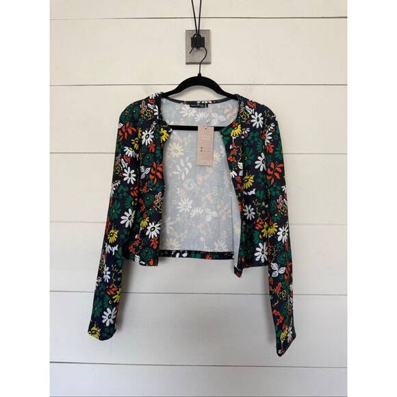 Emery Rose Tops - Emery Rose Women’s Large Open Floral Cardigan New
